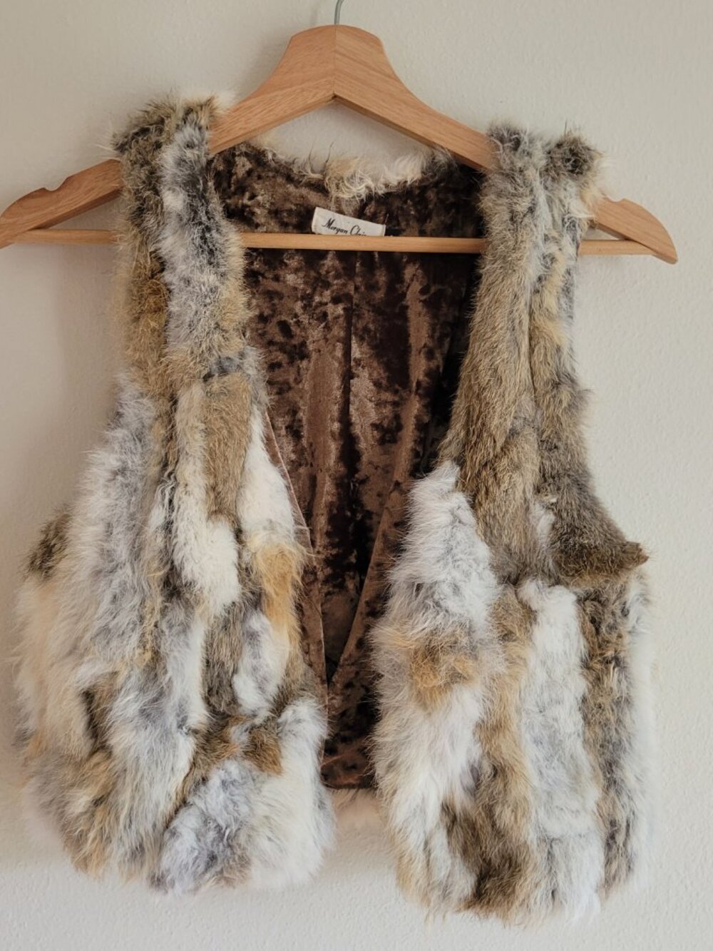Morgan Claire Rabbit Fur Vest XS/S